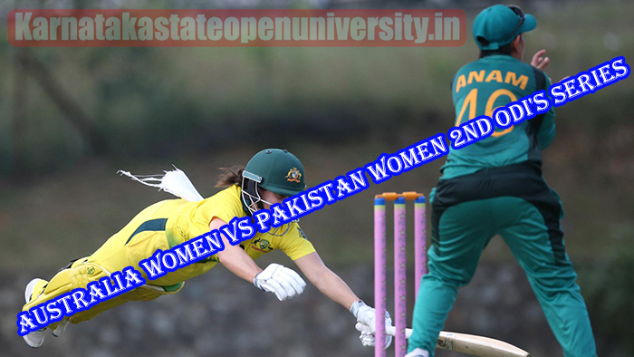 Australia Women VS Pakistan Women 2nd ODI's Series