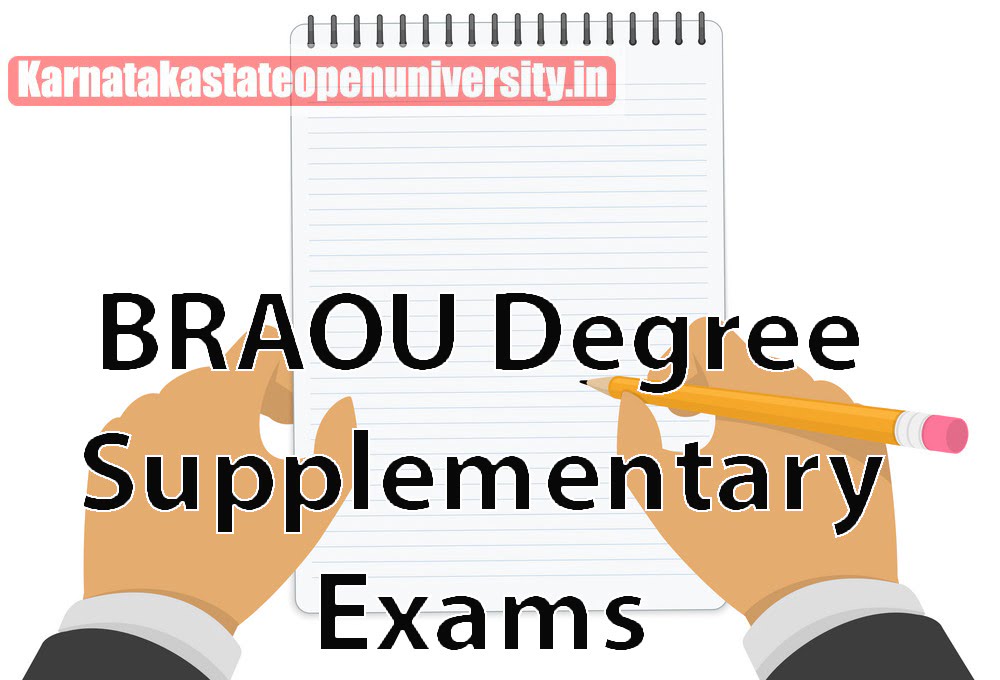 BRAOU Degree Supplementary Exams