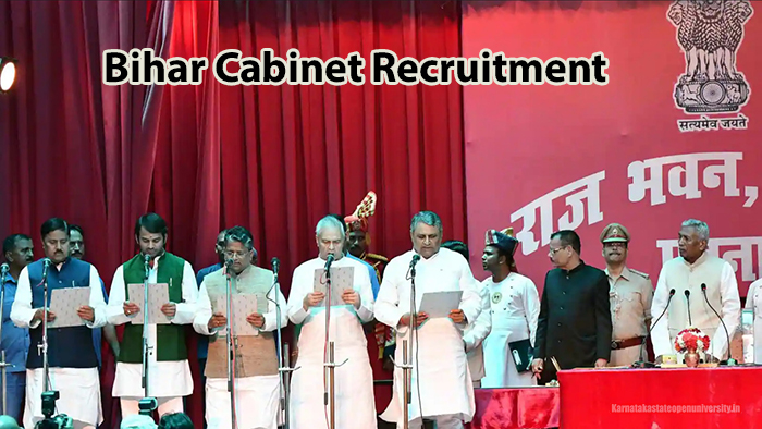 Bihar Cabinet Recruitment 