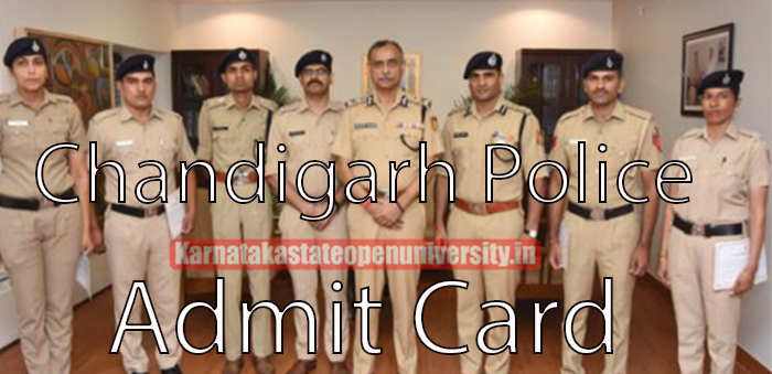 Chandigarh Police Admit Card
