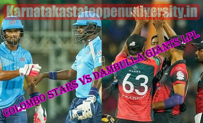 Colombo Stars VS Dambulla Giants LPL