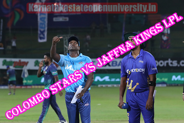 Colombo Stars Vs Jaffna Kings LPL 