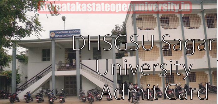 DHSGSU Sagar University Admit Card