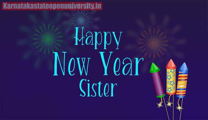 Happy New Year Wishes for Sister