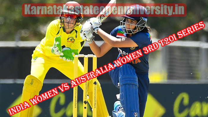 India Women vs Australia Women 3rd T20I Series
