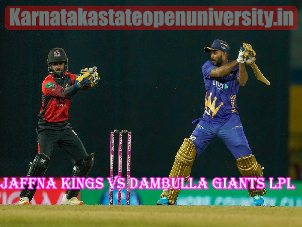 Jaffna kings vs Dambulla Giants LPL