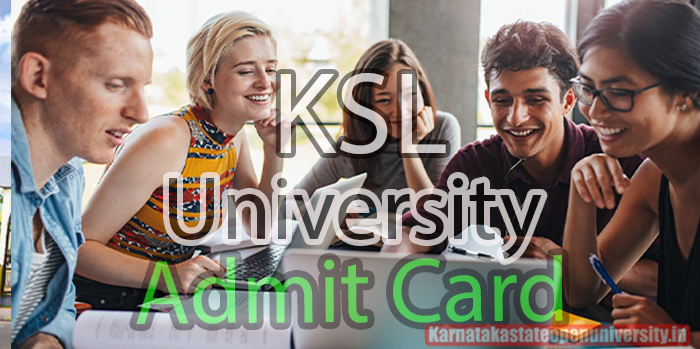 KSLU Admit Card