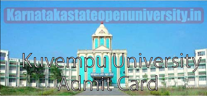 Kuvempu-University-Admit-Card
