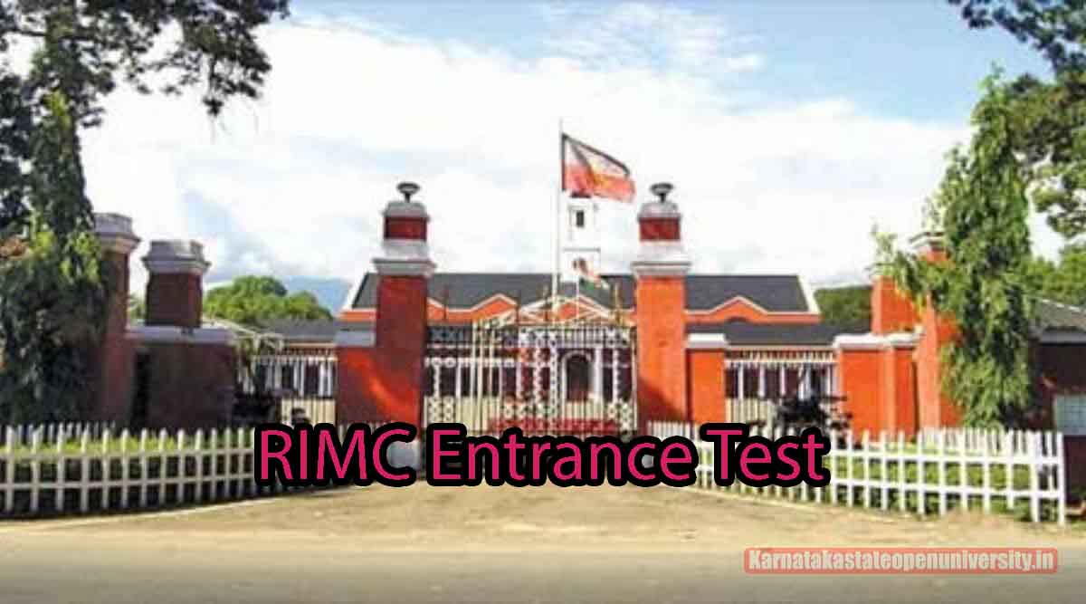 RIMC Entrance Test