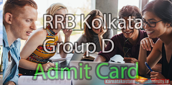 RRB Kolkata Group D Admit Card