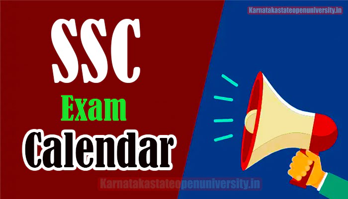 SSC Exam Calendar 2023-24