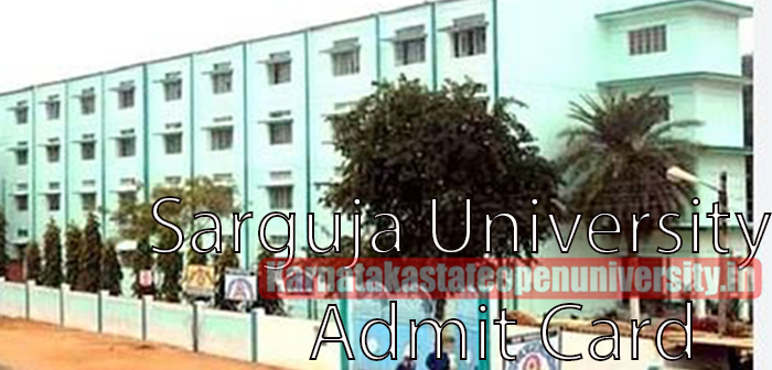 Sarguja University Admit Card