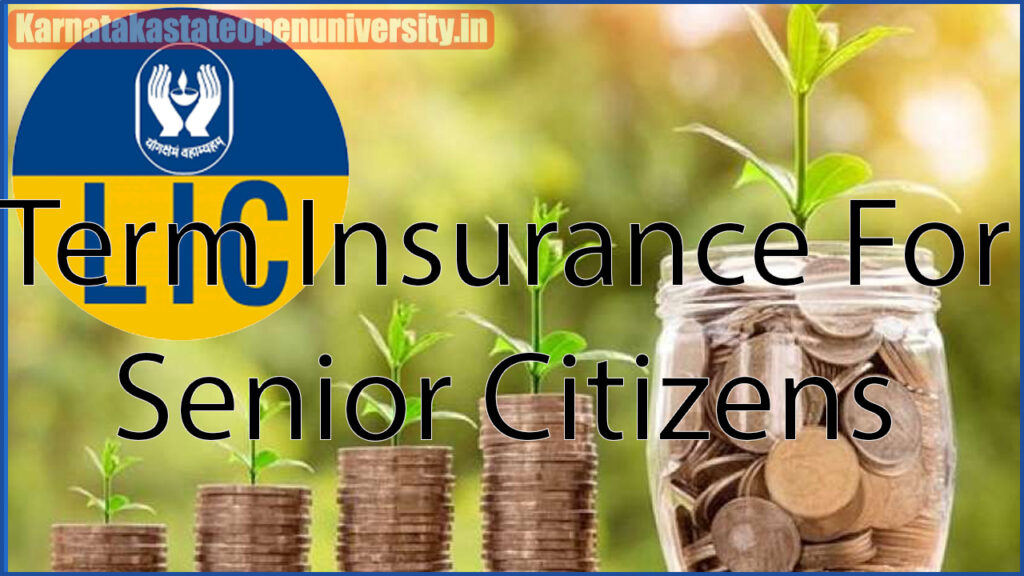 Term Insurance For Senior Citizens