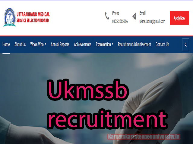 Ukmssb recruitment