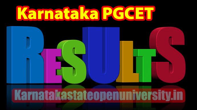 Karnataka PGCET Result 