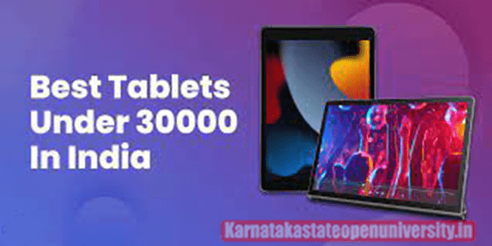 Best Tablets under Rs 30000 in India