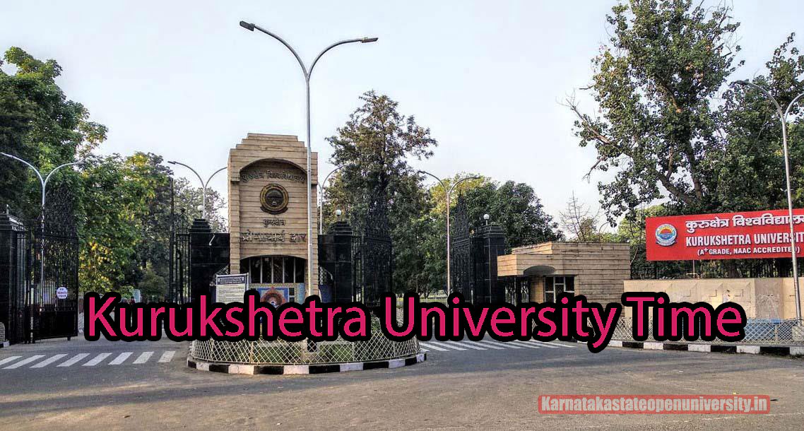Kurukshetra University Time Table