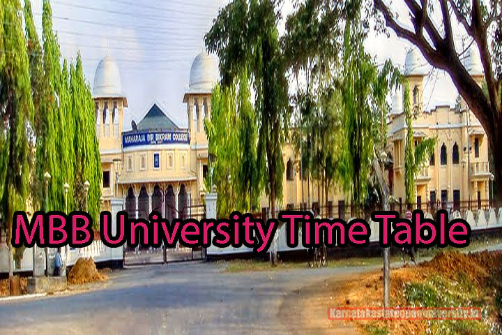 MBB University Time Table