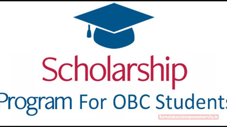 obc phd scholarship karnataka