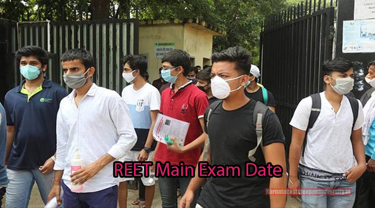 REET Main Exam Date