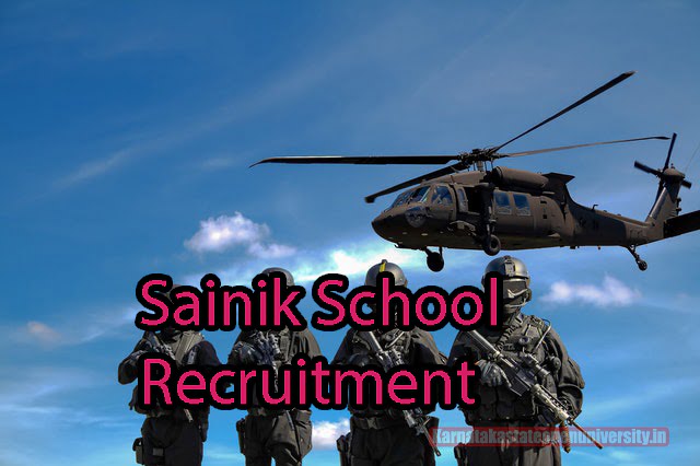 Sainik School Recruitment