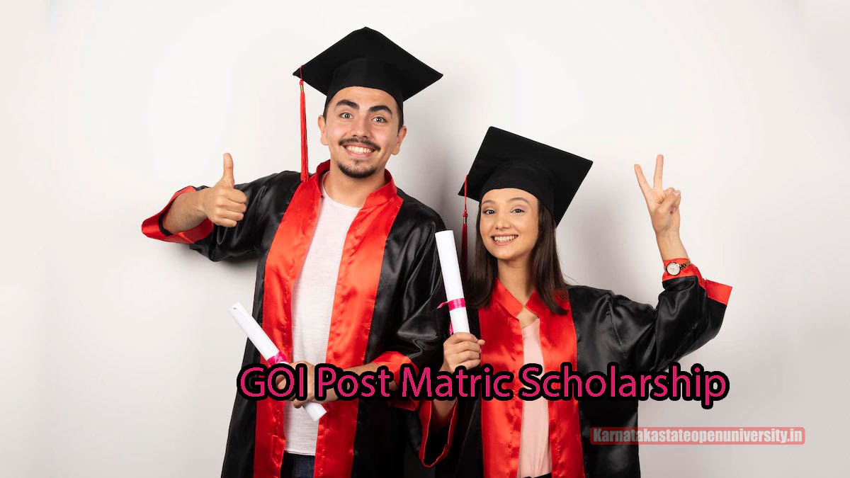 GOI Post Matric Scholarship