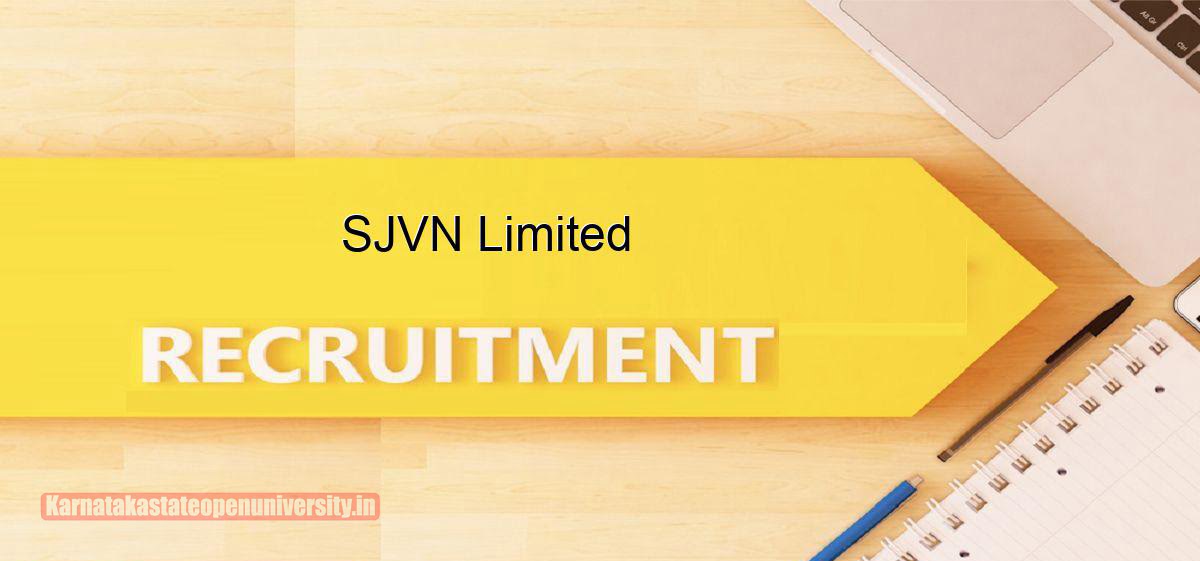 SJVN Recruitment