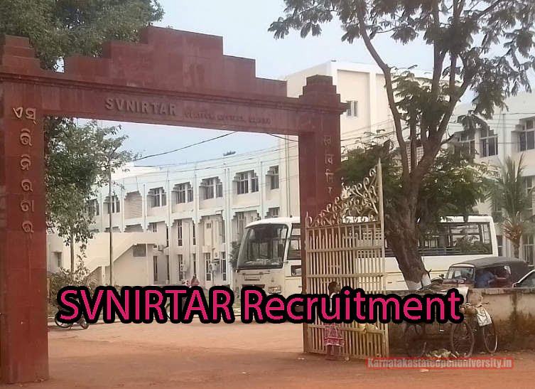 SVNIRTAR Recruitment