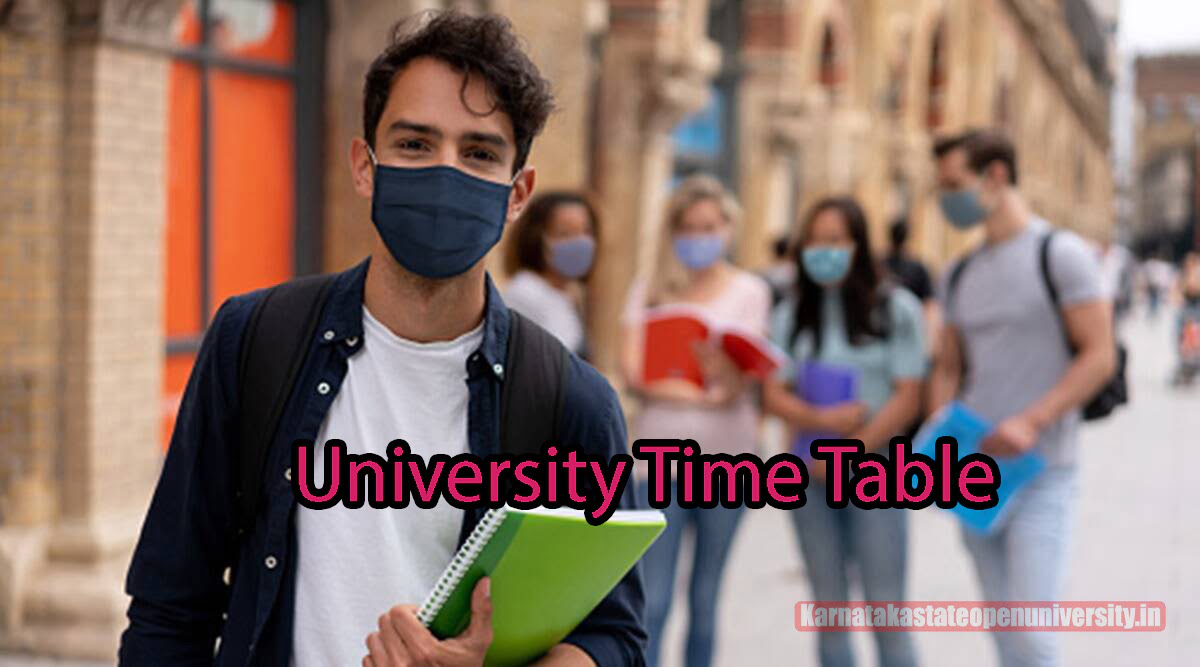University Time Table
