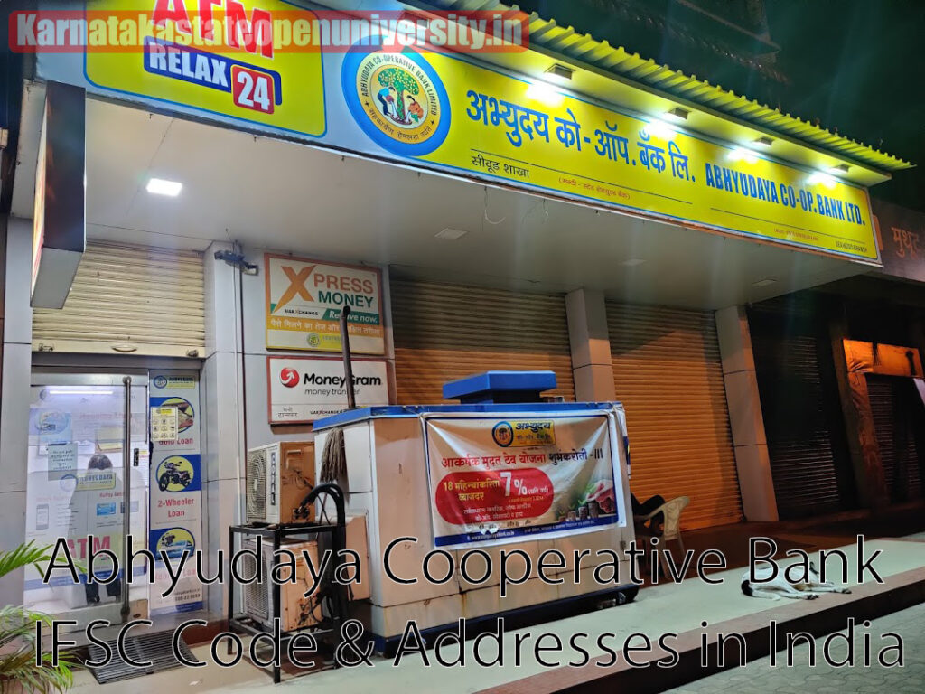 Abhyudaya Cooperative Bank IFSC Code & Addresses in India