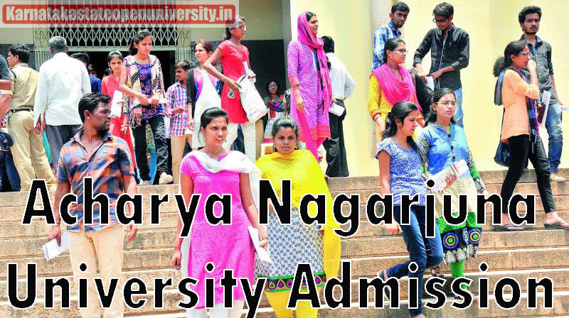 Acharya Nagarjuna University Admission