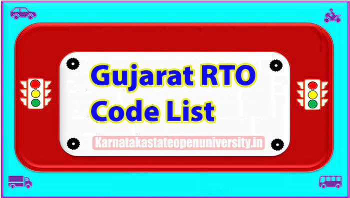 Gujarat RTO Code List