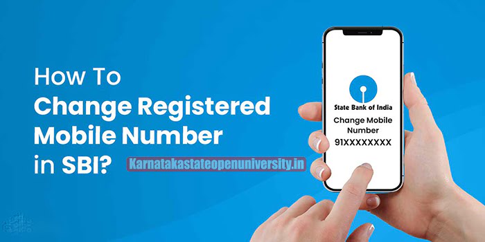SBI mobile number change