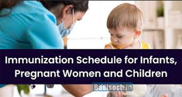 Immunization Schedule for Infants