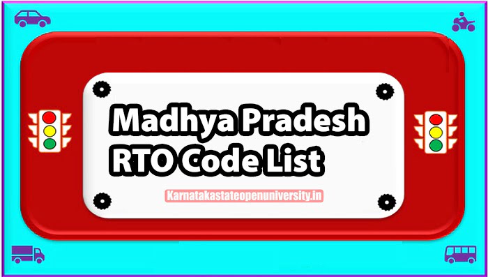 Madhya Pradesh RTO Code 