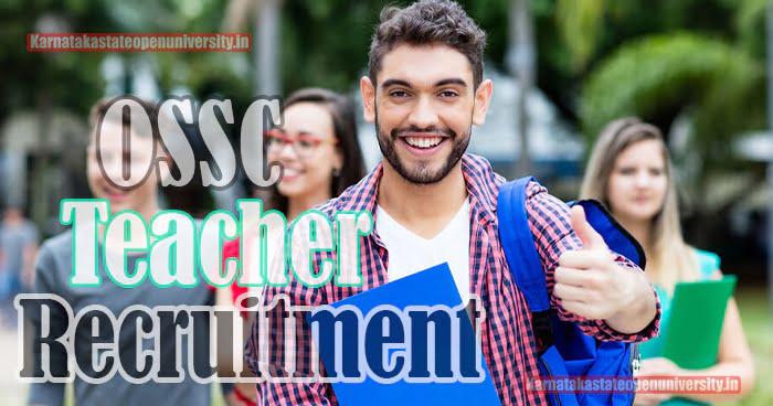 OSSC Teacher Recruitment 2023