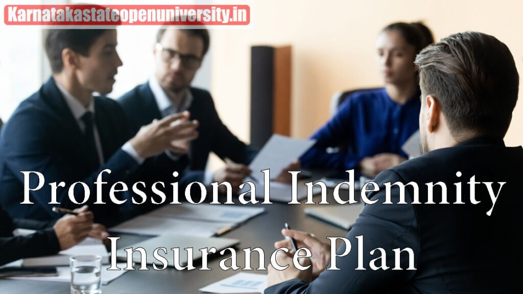 Professional Indemnity Insurance Plan