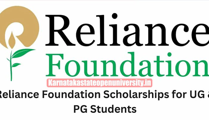 Reliance Foundation Scholarships 2023
