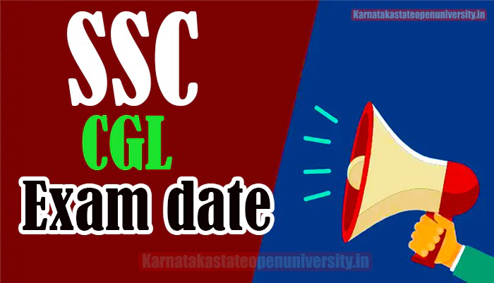 SSC CGL Exam date 2023