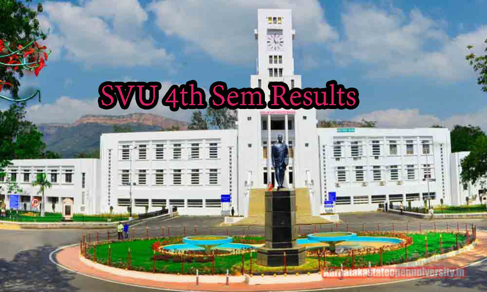 SVU 4th Sem Results