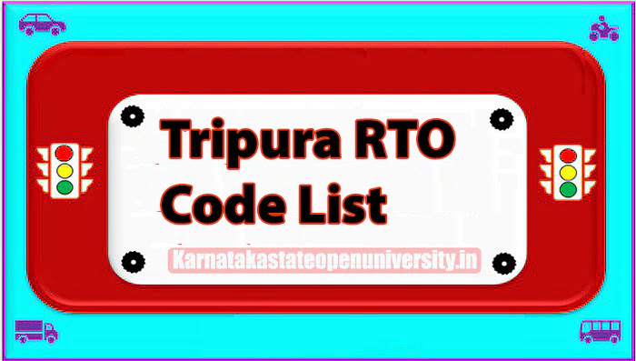 Tripura RTO Code