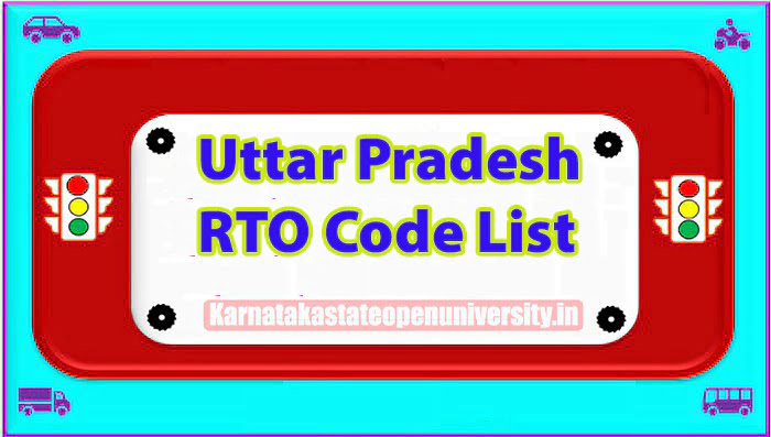 Uttar Pradesh RTO Code List 