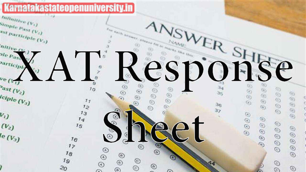XAT Response Sheet