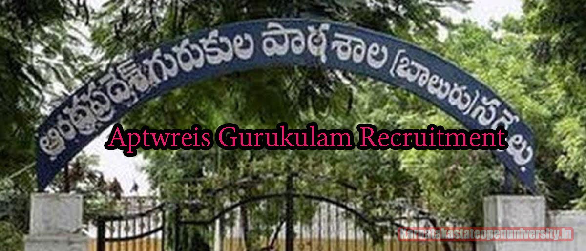 Aptwreis Gurukulam Recruitment
