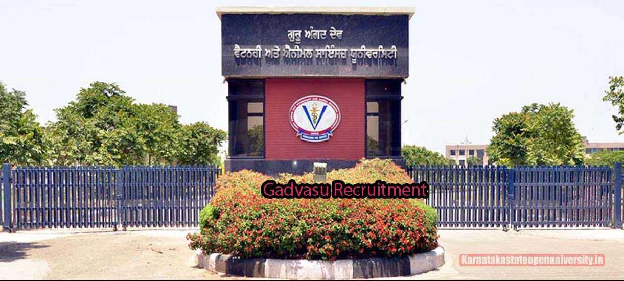 Gadvasu Recruitment