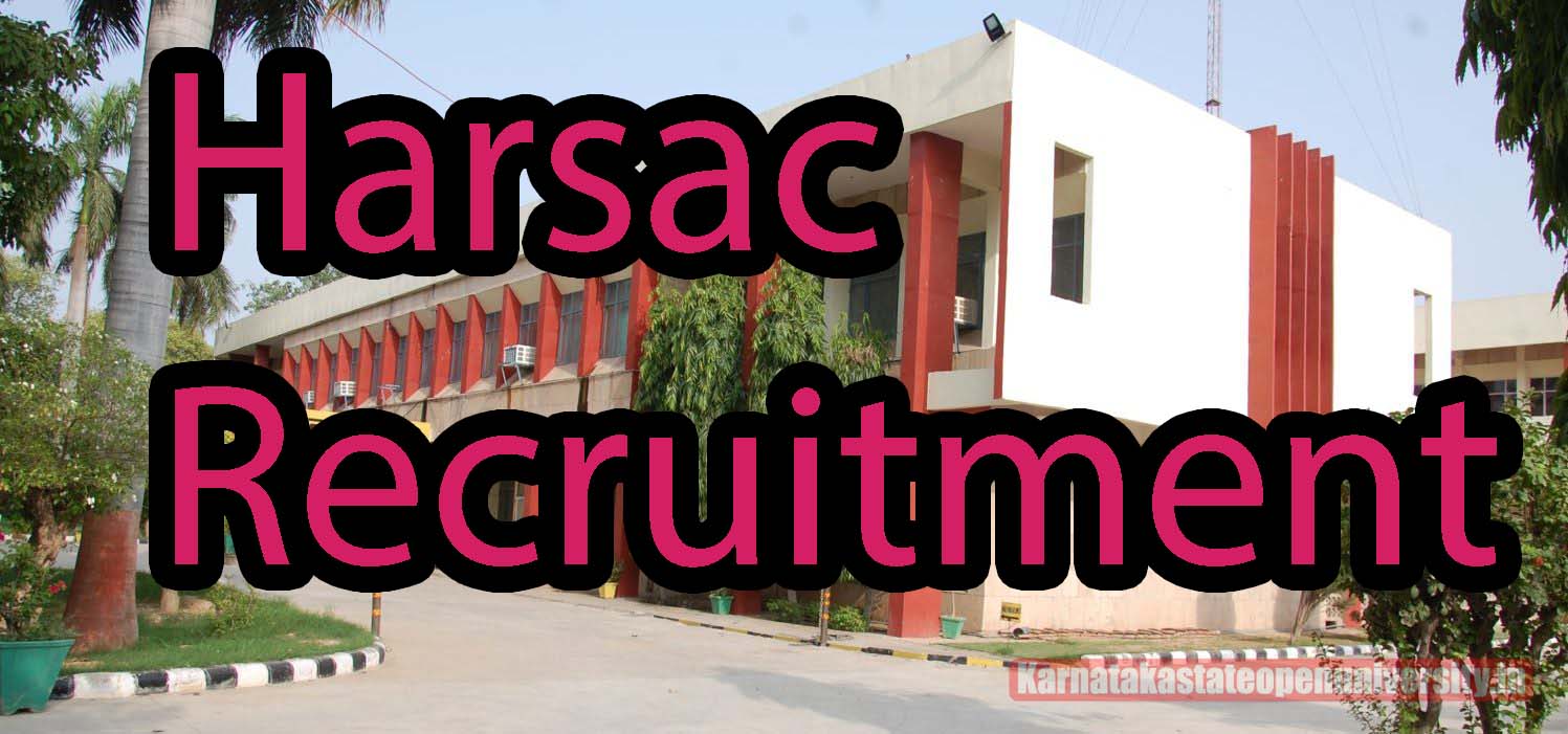Harsac Recruitment
