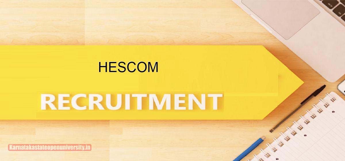 HESCOM Recruitment