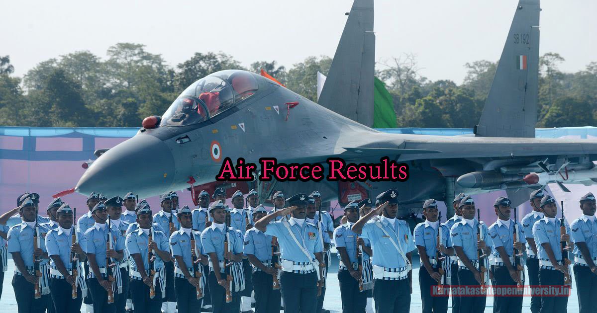 Air Force Results 2024 {Download Link} Cut Off & Merit List