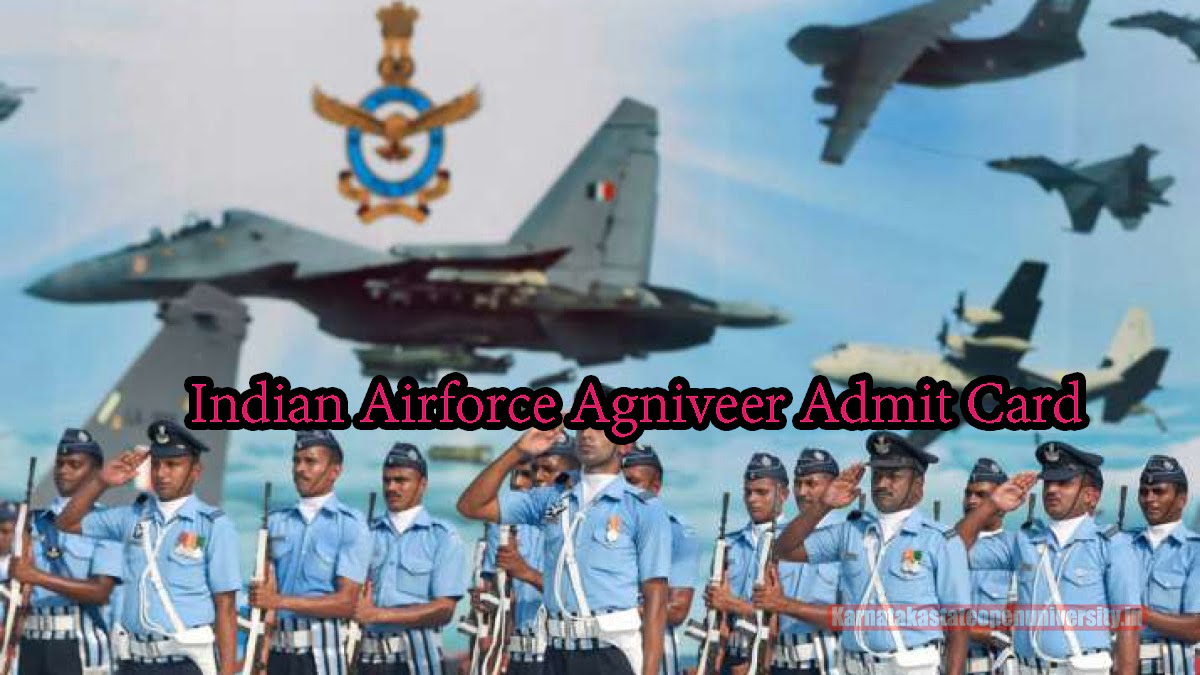 Indian Airforce Agniveer Admit Card