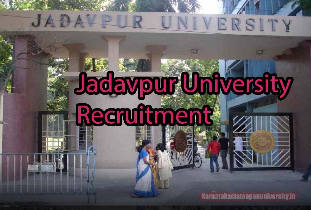 Jadavpur University Recruitment 2024 {Release Date} Notification PDF